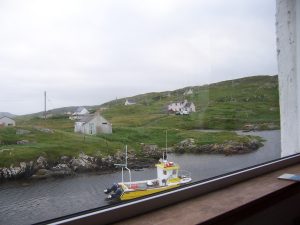 View from the sun room, overlooking South Bank Cottage